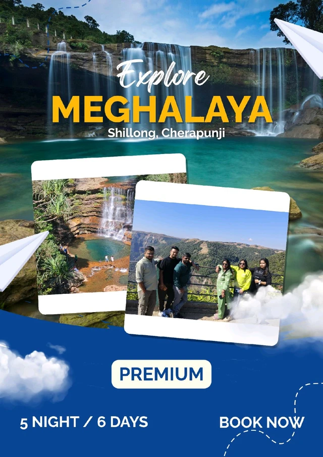 MEGHALAYA (PRM)- 5N/6D MAP