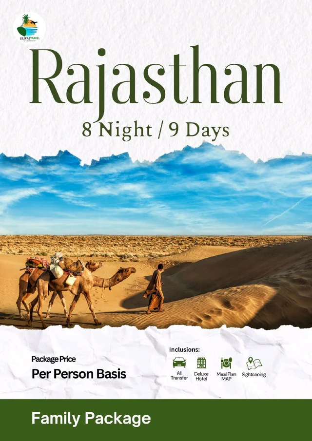 RAJASTHAN TOUR (FLY)- 8N/9D MAP