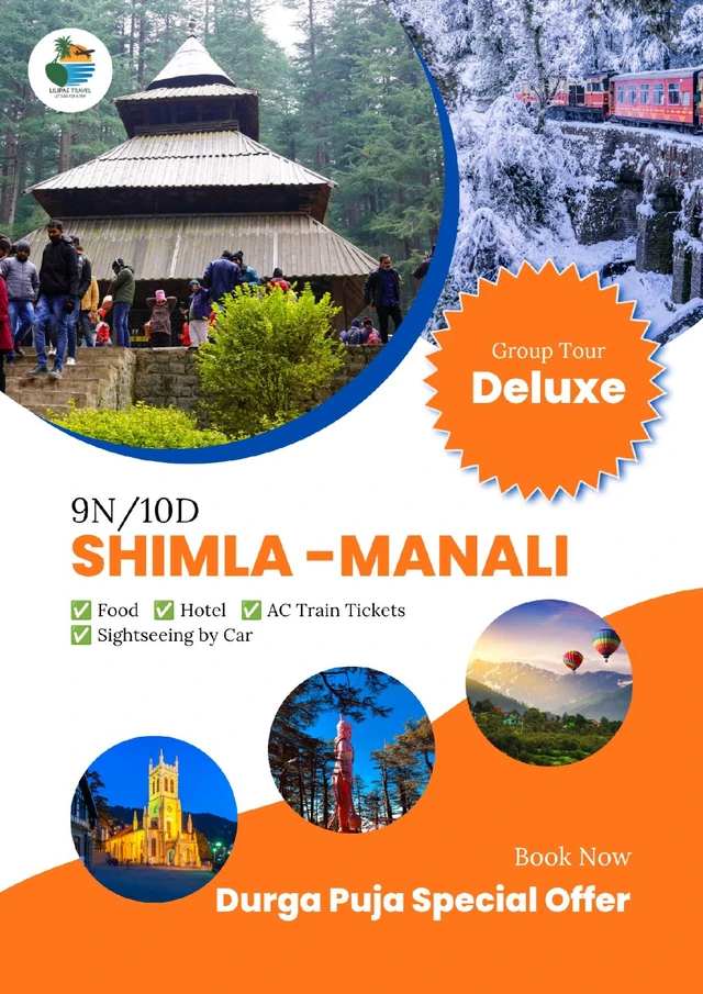 SHIMLA MANALI (15th Oct)- 9N/10D MAP