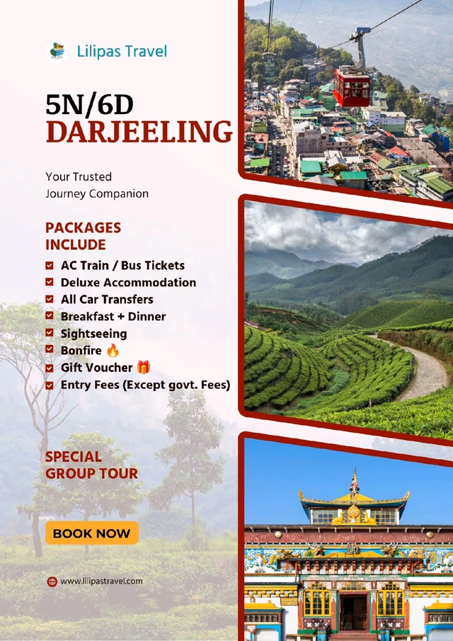 DARJEELING (19th Oct)- 5N/6D MAP 