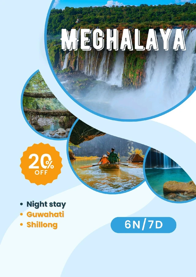 MEGHALAYA (12th Nov)- 6N/7D DLX