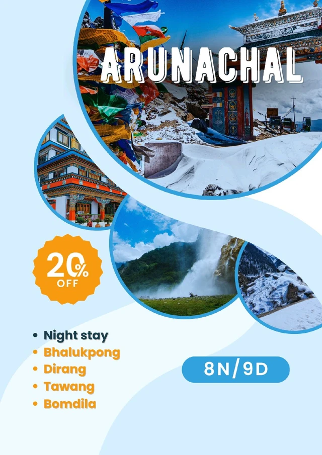 ARUNACHAL (13th Nov)- 8N/9D