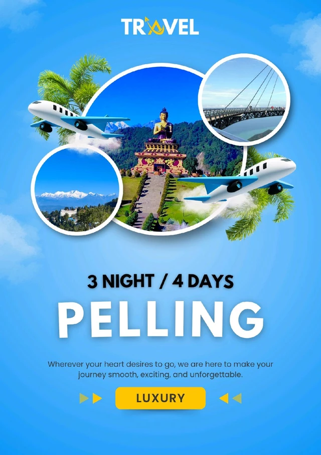 PELLING NAMCHI & RAVANGLA (Couple)- 3N/4D Map