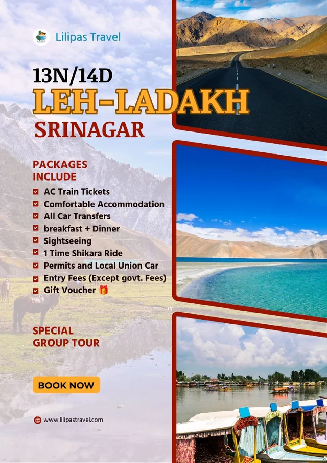 LADAKH SRINAGAR (28th Sep)- 13N/14D MAP