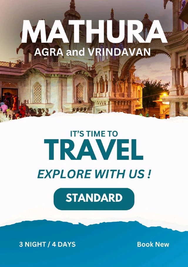 AGRA MATHURA VRINDAVAN- 3N/4D