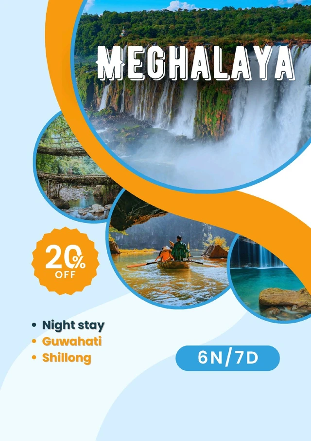 MEGHALAYA (22nd Jan)- 6N/7D MAP