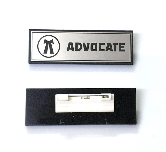 Acrylic Advocate Pin Badge Order Online India Delhi