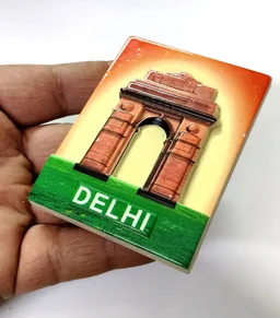 Souvenir Photo Magnet | Travel Memorial Photo Fridge Magnets Order Online Shipping Free Across India - 70x55 mm