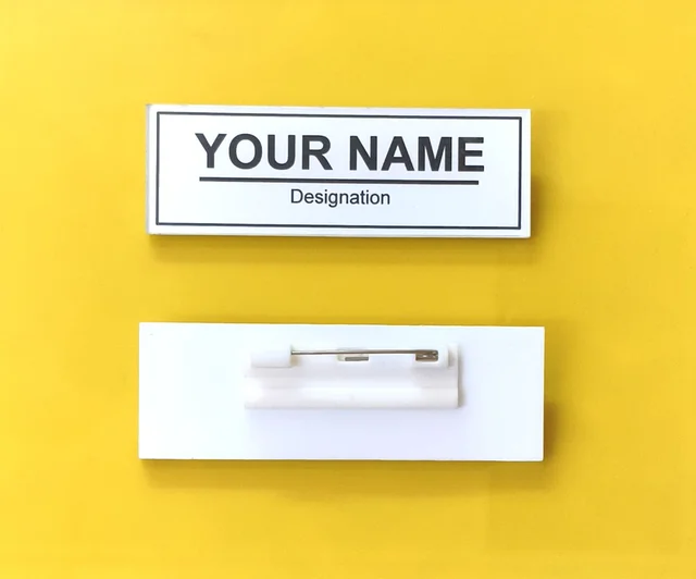Order Online Set of 2 Badges for Student Teacher Officer Manager Member Shipping All Over India