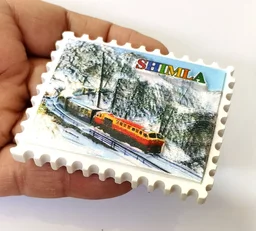 Shimla India Magnet | Travel Memorial Photo Fridge Magnets - 70x55 mm