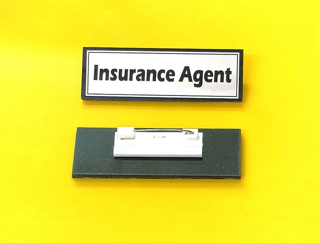 Insurance Agent Badge - 75x25 mm