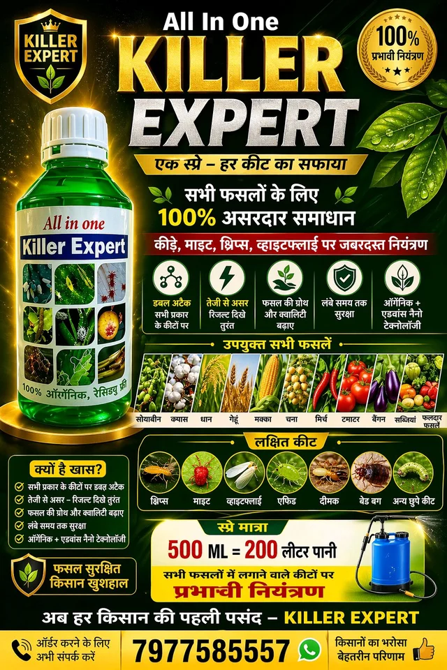 All In One Killer Expert (500Ml) & Nano Seaweed ( 20 Gram) - White, 500 Ml+20gram