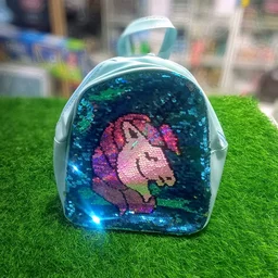 UNICORN Mini Small BackPack Daypack for Womens Girls Sequins Mini Small Travelling Outdoor Picnic School College Office Casual Daily use
- Bright Turquoise