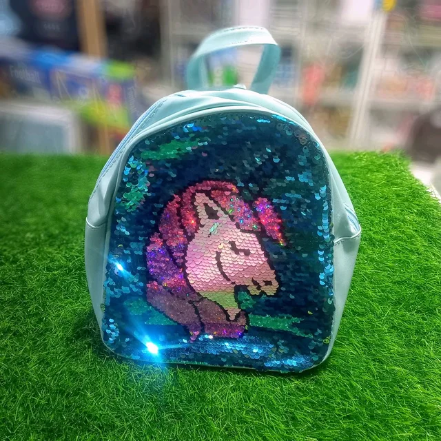 UNICORN Mini Small BackPack Daypack for Womens Girls Sequins Mini Small Travelling Outdoor Picnic School College Office Casual Daily use
- Bright Turquoise