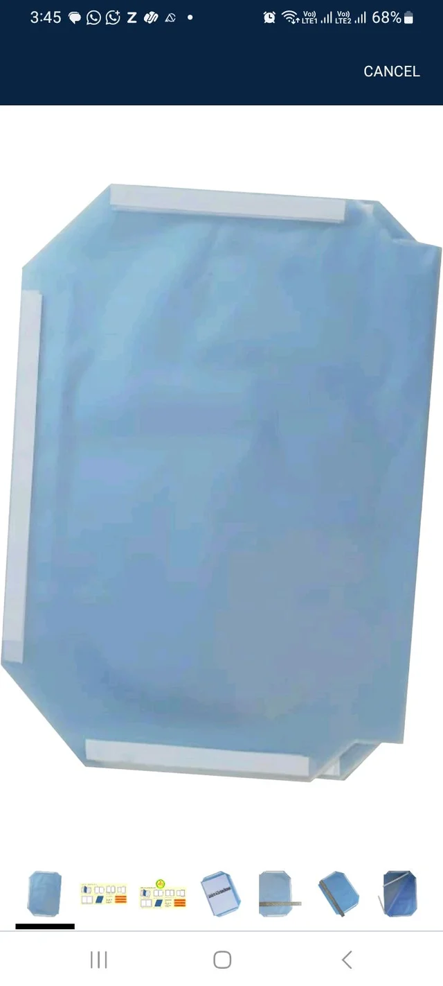 TRANSPARENT BOOKS COVER 10 PCS SET