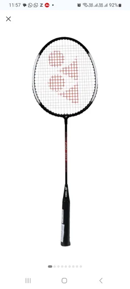 YONEX GR 303i Aluminium Strung Badminton Racket with Full Racket Cover (White) | for Beginners | 83 Grams | High Durability - Ultramarine