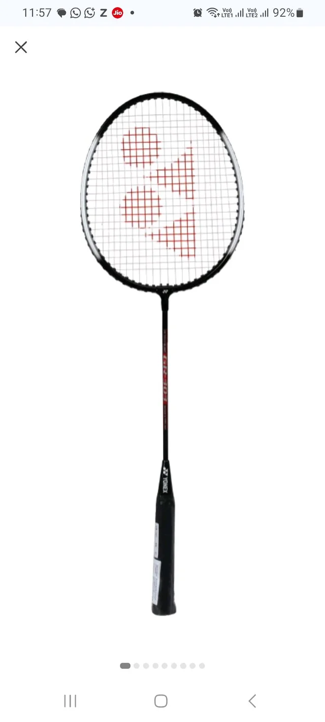 YONEX GR 303i Aluminium Strung Badminton Racket with Full Racket Cover (White) | for Beginners | 83 Grams | High Durability - Ultramarine