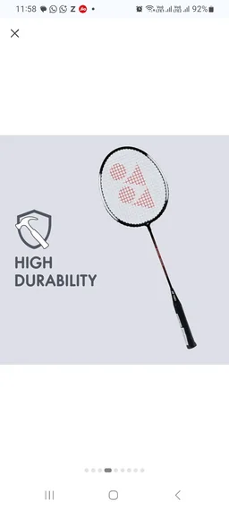 YONEX GR 303i Aluminium Strung Badminton Racket with Full Racket Cover (White) | for Beginners | 83 Grams | High Durability - Ultramarine