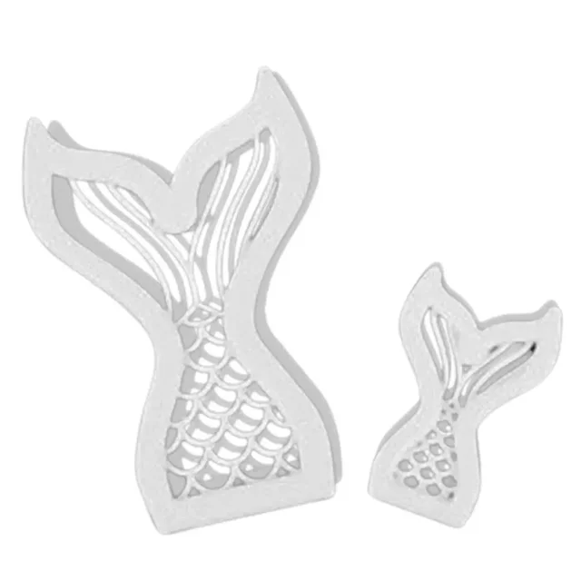 The Baking Curv Fish Plunger Cutter Set of 2 – Fondant & Cookie Cutters for Ocean Theme Cake Decorating