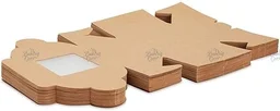 The Baking Curv Kraft 2 Brownie Box - Pack of 10