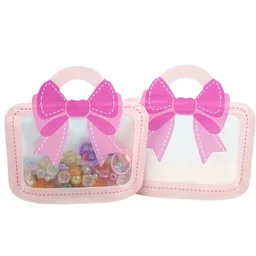 The Baking Curv 3D COOKIE BAG | Bow Bag Pouch (Pack of 10) Small