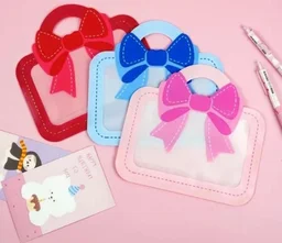 The Baking Curv 3D COOKIE BAG | Bow Bag Pouch (Pack of 10) Small