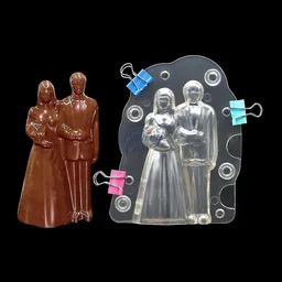 The Baking Curv 3D Valentine Wedding Couple Polycarbonate