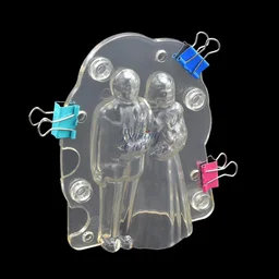 The Baking Curv 3D Valentine Wedding Couple Polycarbonate