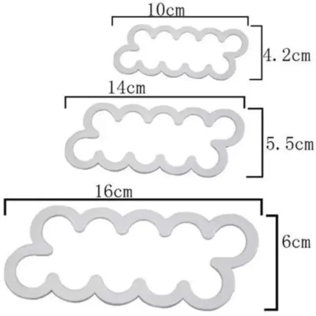 The Baking Curv Rose Plunger Cutter Set of 3 – Fondant, Cookie & Biscuit Cutters for Floral Cake Decorating