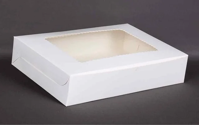 The Baking Curv 6 Pcs Brownie Box White - Pack of 10