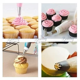 The Baking Curv 52-Piece Icing Nozzle Set – Stainless Steel Piping Tips with Coupler & Storage Box for Cake Decorating & Baking