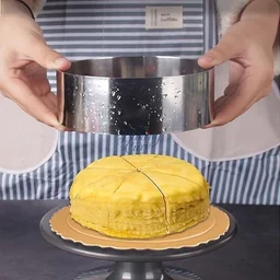 The Baking Curv 8x2 Inch Round Cake Ring – Stainless Steel Cheesecake and Dessert Mold