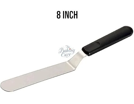 The Baking Curv Angular Knife – 8 Inch Stainless Steel Blade for Precision Cake Decorating