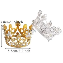 The Baking Curv - Baby Crown Topper Golden | Tiarra Crown