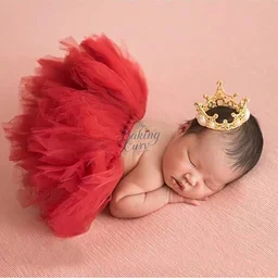 The Baking Curv - Baby Crown Topper Golden | Tiarra Crown
