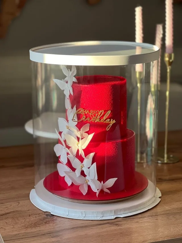 THE BAKING CURV PULL UP CAKE BOX - 8 INCH