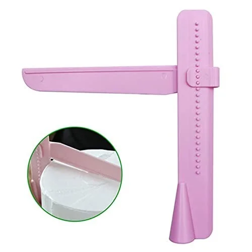 The Baking Curv Plastic Cake Scraper & Smoother – Cake Leveler Tool for Sharp Edges & Smooth Finishing