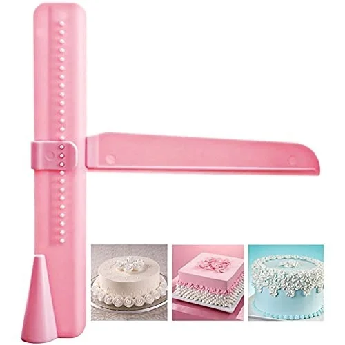 The Baking Curv Plastic Cake Scraper & Smoother – Cake Leveler Tool for Sharp Edges & Smooth Finishing