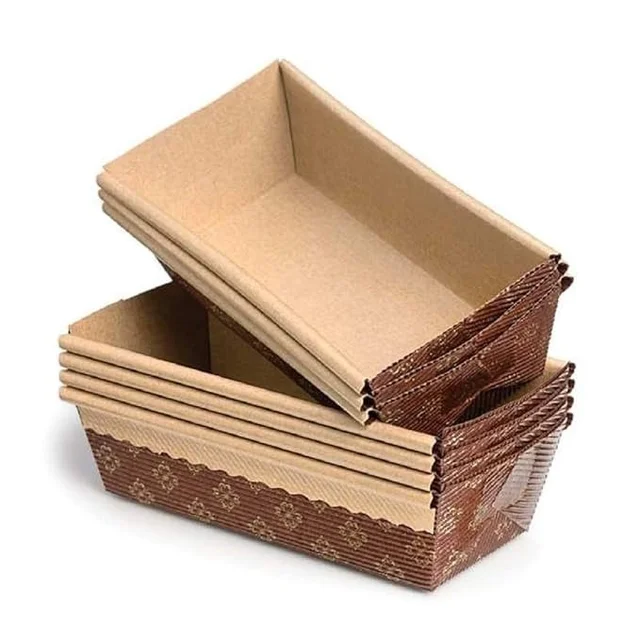 The Baking Curv Direct Baking Paper Loaf Rectangle 150gm (PM95) Pack of 10