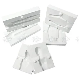 The Baking Curv Family of Four People Molds, for Cake Decorating