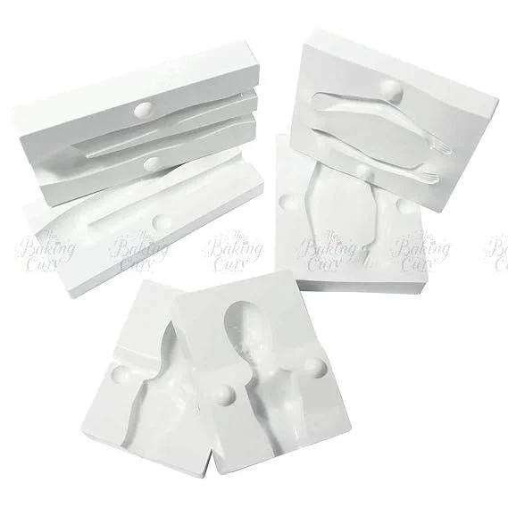 The Baking Curv Family of Four People Molds, for Cake Decorating