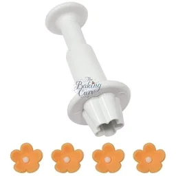 "Flower Blossom Plunger Cutter Set – Pack of 4 Floral Fondant & Cookie Cutters"