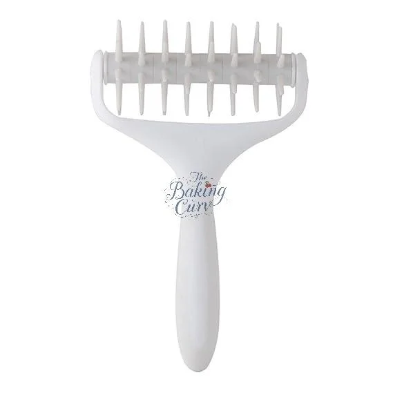 The Baking Curv Pizza Dough Docker – Heavy-Duty Tool for Preventing Bubbles in Pizza, Pie & Pastry Crusts