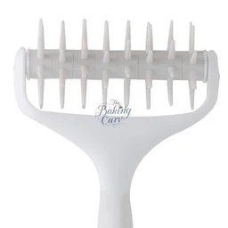 The Baking Curv Pizza Dough Docker – Heavy-Duty Tool for Preventing Bubbles in Pizza, Pie & Pastry Crusts