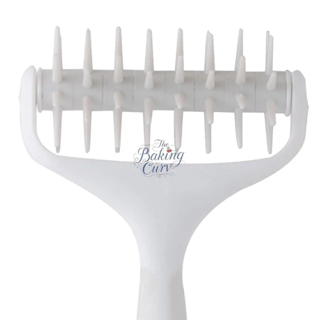 The Baking Curv Pizza Dough Docker – Heavy-Duty Tool for Preventing Bubbles in Pizza, Pie & Pastry Crusts
