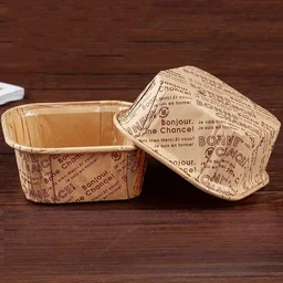 Direct Brownie Baking Cup with Lid – Oven-Safe, Greaseproof, Disposable | The Baking Curv - Pack Of 10