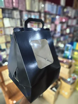 The Baking Curv 12 Inch Triangle Tall Cake Box – Unique & Sturdy Box for Designer Cakes and Slices