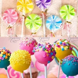 The Baking Curv Lollipop Sticks – 4.5 Inch Food-Grade Sturdy Sticks for Cake Pops, Candy, Chocolates & DIY Treats - Pack of 100