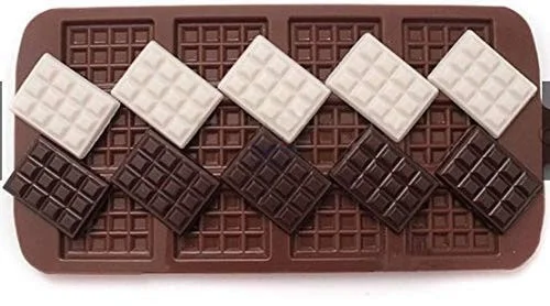 The Baking Curv Mini Chocolate Bar Silicone Mould – Non-Stick, Flexible & Reusable Silicone Tray for Chocolate, Candy, Jelly & More