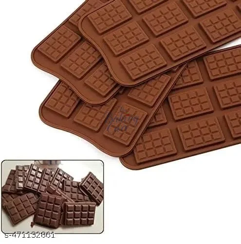 The Baking Curv Mini Chocolate Bar Silicone Mould – Non-Stick, Flexible & Reusable Silicone Tray for Chocolate, Candy, Jelly & More
